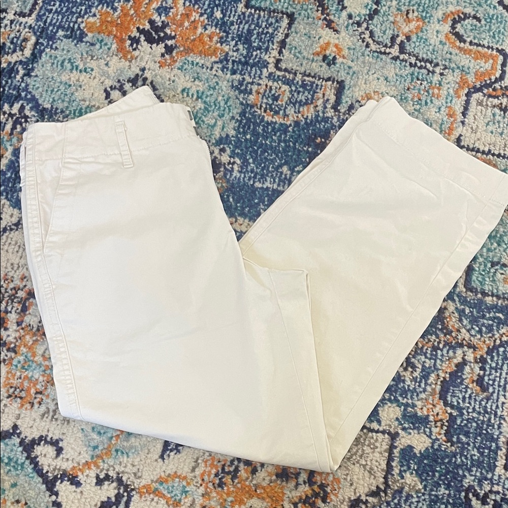 Cropped Cream Elastizado Pants